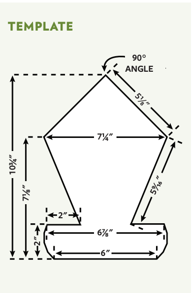 template wood bird feeder